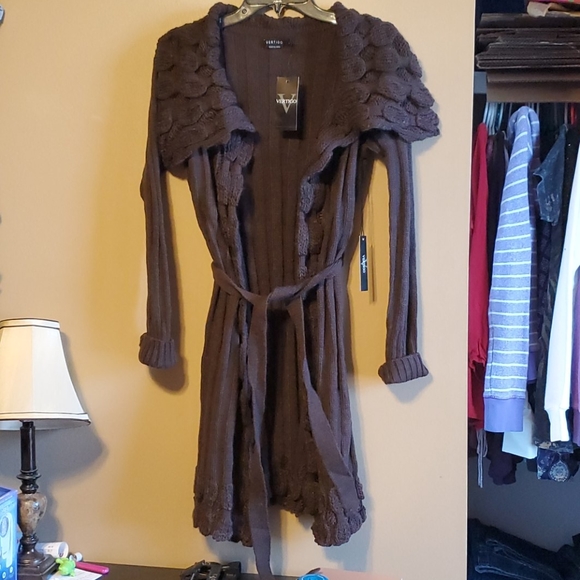 Vertigo Sweaters - NWT Vertigo Wool Blend Long Cardigan Sweater